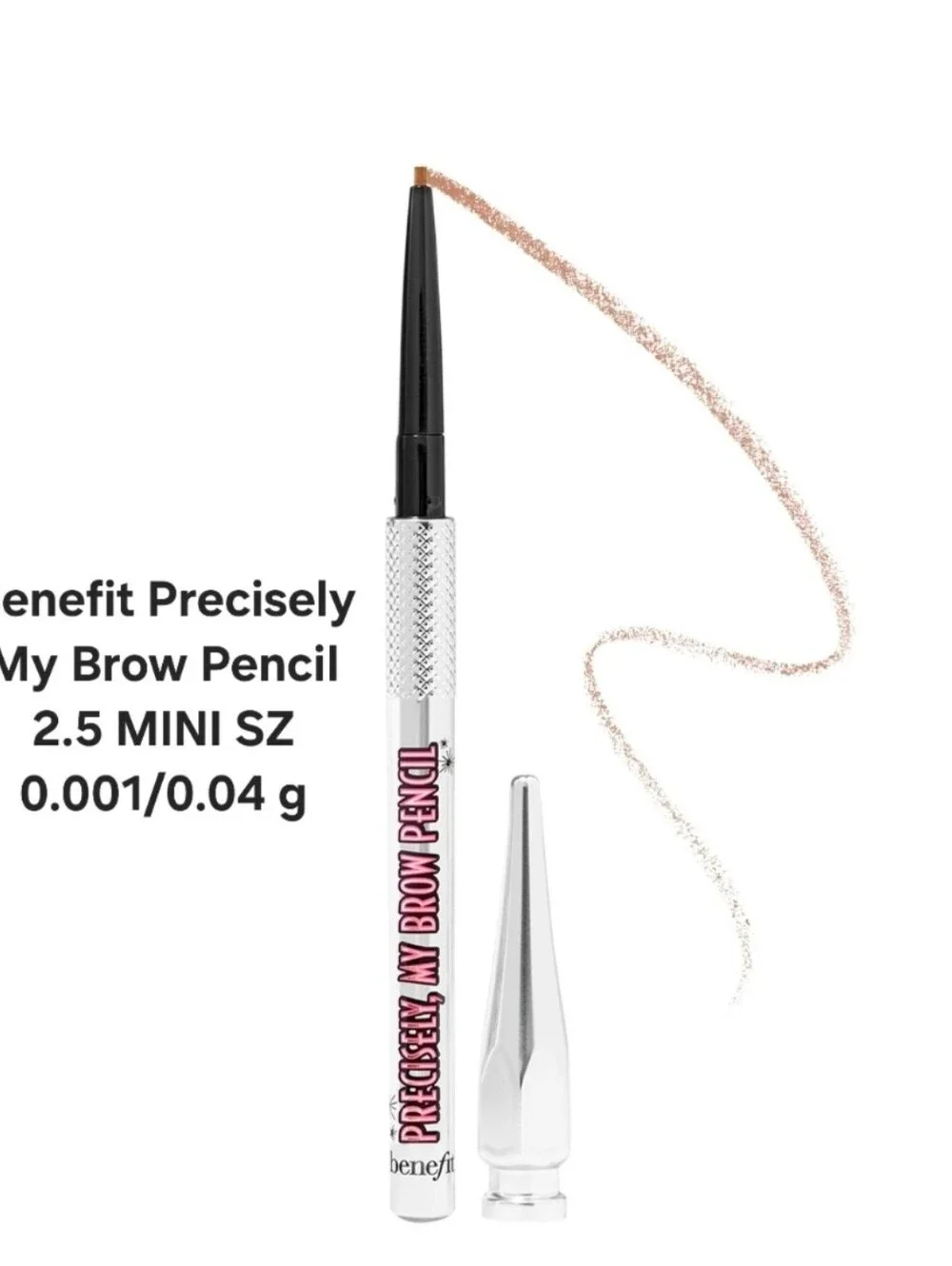 Benefit Precisely, My Brow Pencil Mini Waterproof Eyebrow Pencil 2.5 BNIB